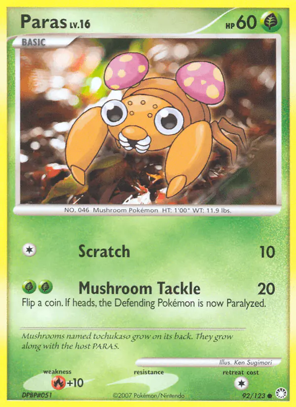 Carta Paras 92/123 de Mysterious Treasures