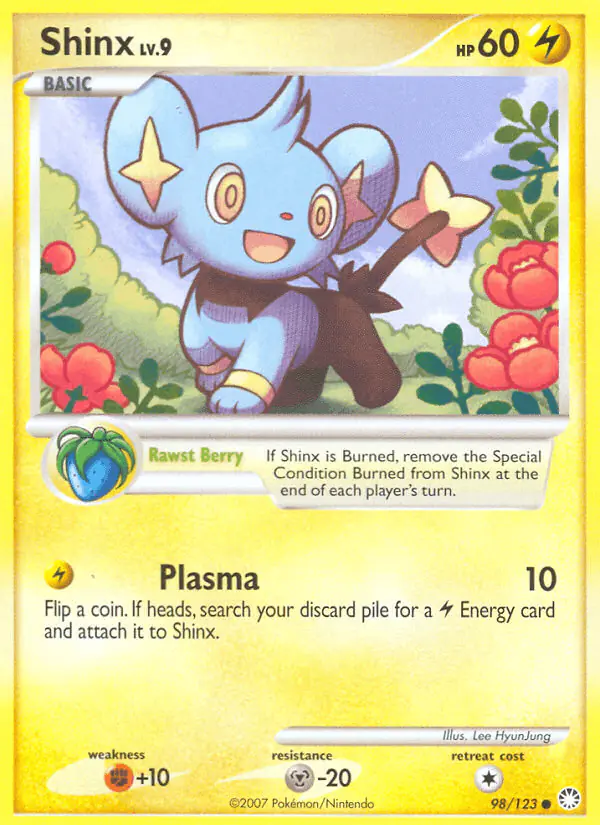 Carta Shinx 98/123 de Mysterious Treasures