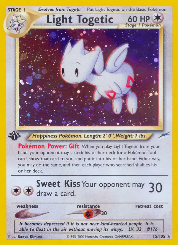 Carta Light Togetic 15/105 de Neo Destiny