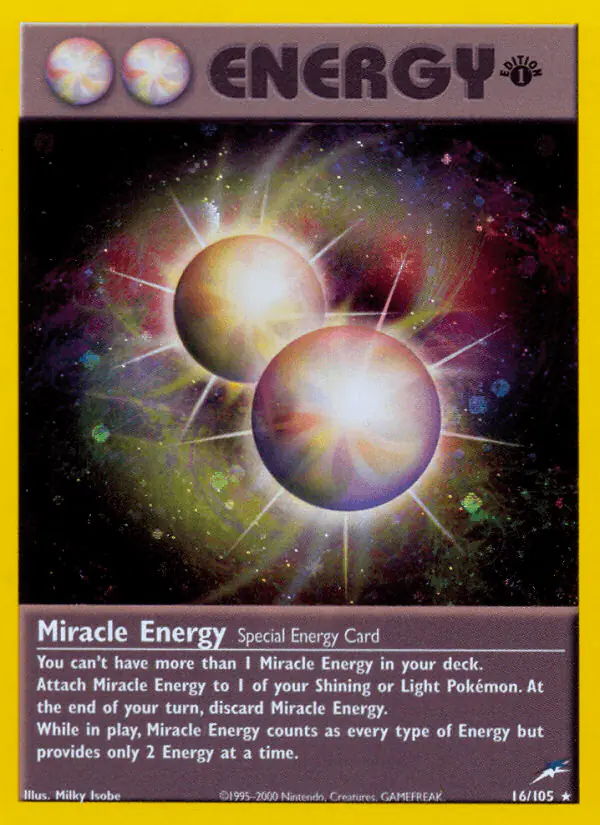 Carta Miracle Energy 16/105 de Neo Destiny