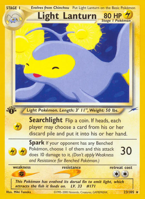 Carta Light Lanturn 23/105 de Neo Destiny