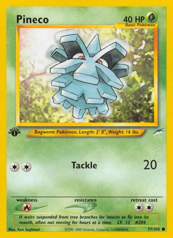 Carta Pineco 77/105 de Neo Destiny