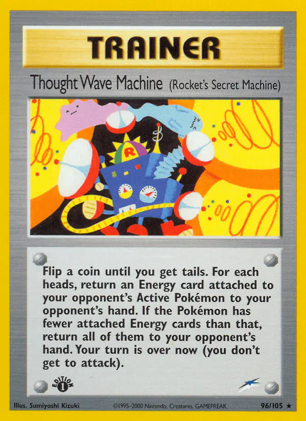 Carta Thought Wave Machine (Rocket's Secret Machine) 96/105 de Neo Destiny