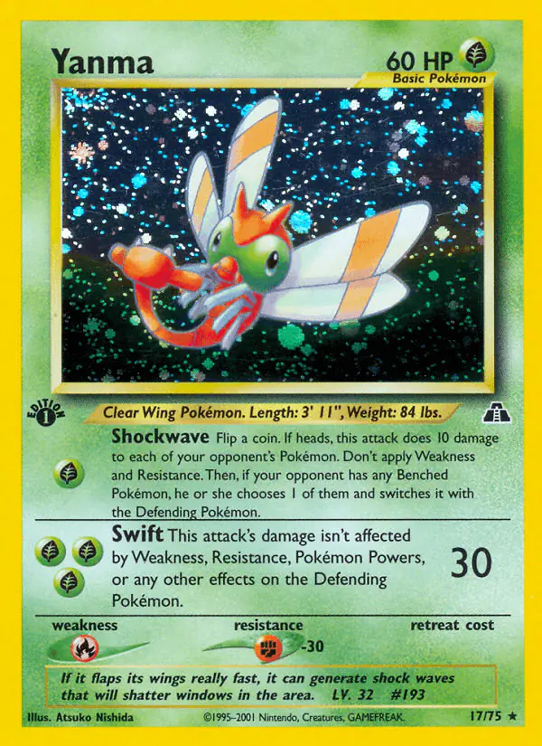 Carta Yanma 17/75 de Neo Discovery