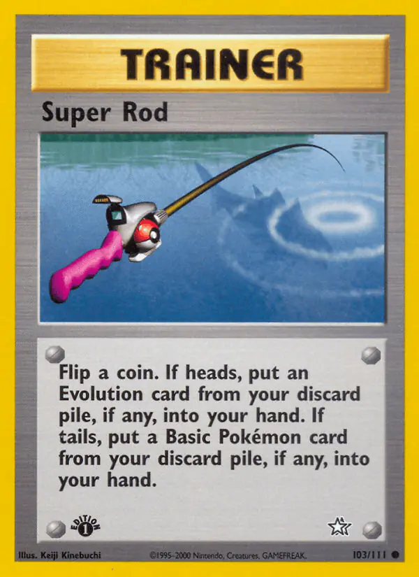 Carta Super Rod 103/111 de Neo Genesis