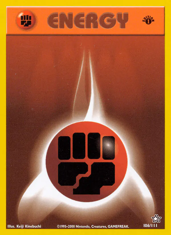 Carta Fighting Energy 106/111 de Neo Genesis