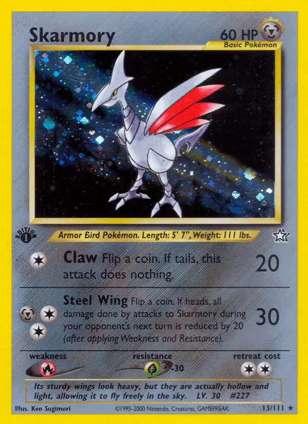 Carta Skarmory 13/111 de Neo Genesis