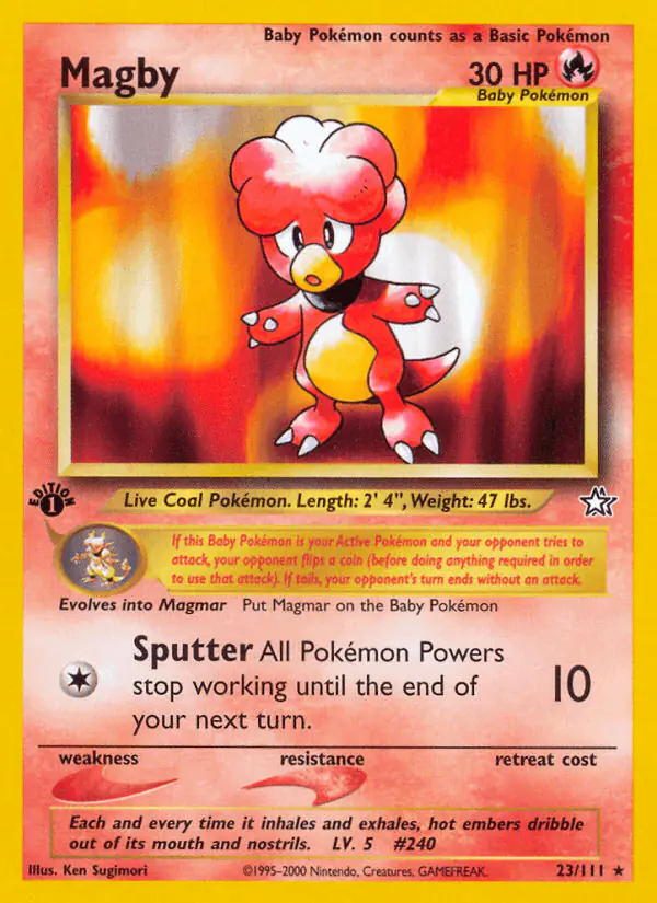 Carta Magby 23/111 de Neo Genesis
