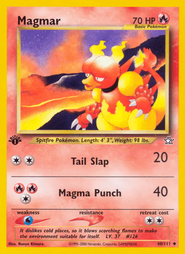 Carta Magmar 40/111 de Neo Genesis