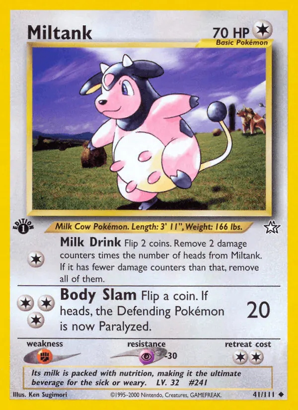 Carta Miltank 41/111 de Neo Genesis