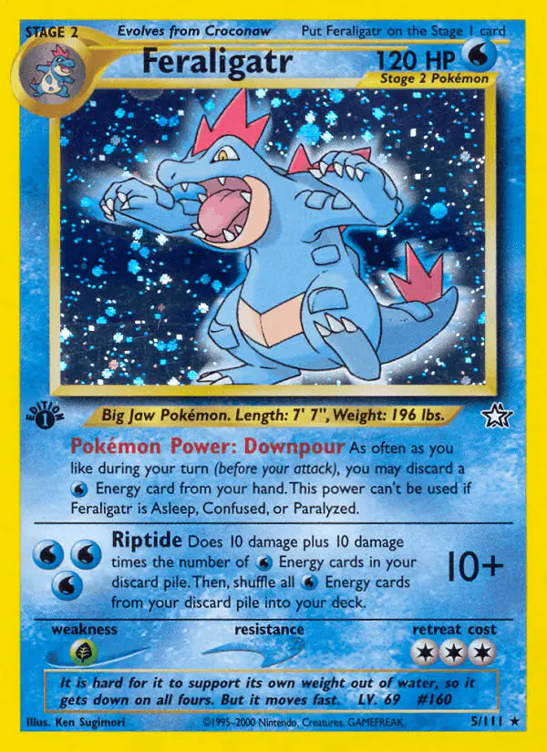 Carta Feraligatr 5/111 de Neo Genesis