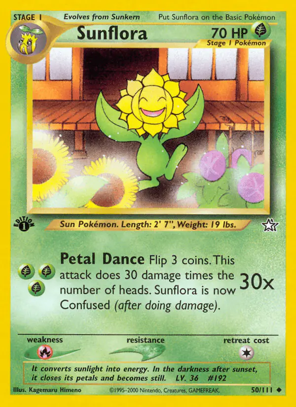 Carta Sunflora 50/111 de Neo Genesis