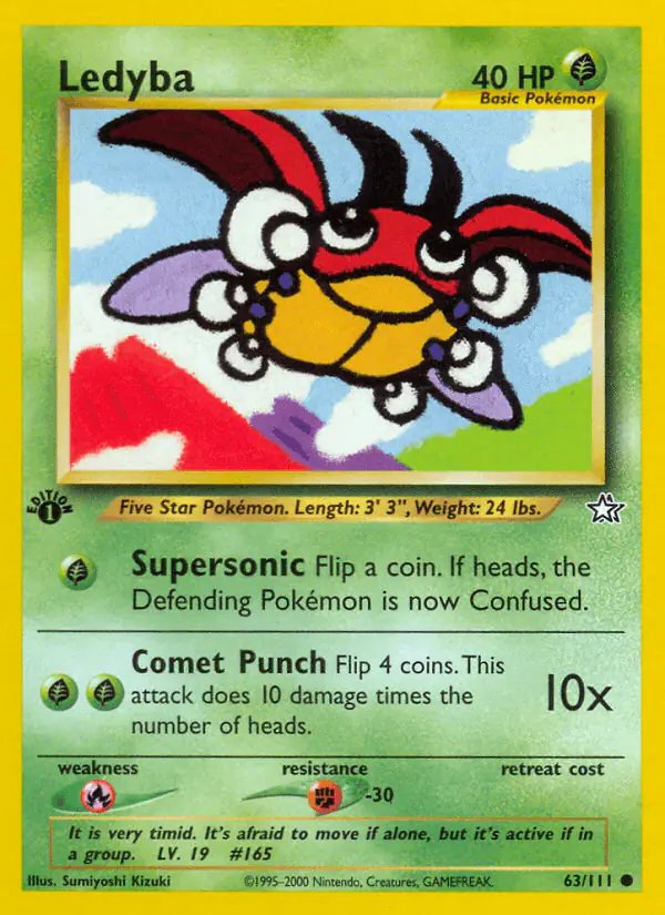 Carta Ledyba 63/111 de Neo Genesis
