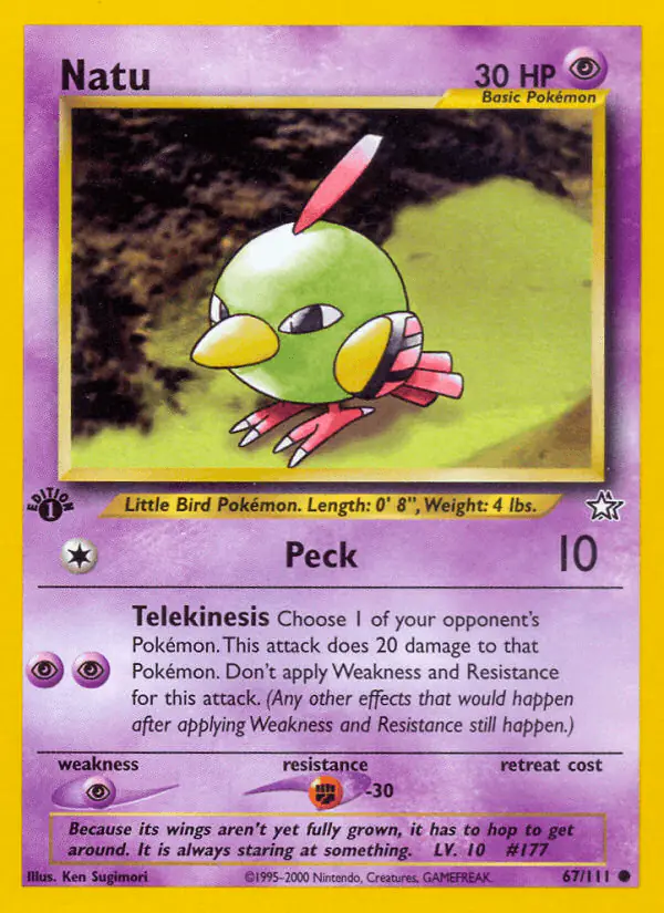 Carta Natu 67/111 de Neo Genesis