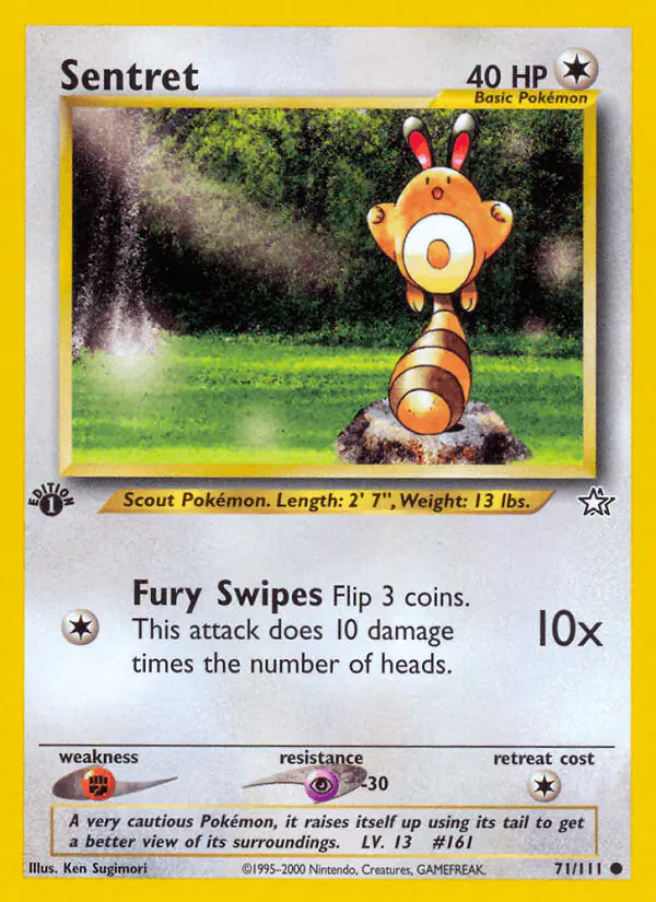 Carta Sentret 71/111 de Neo Genesis
