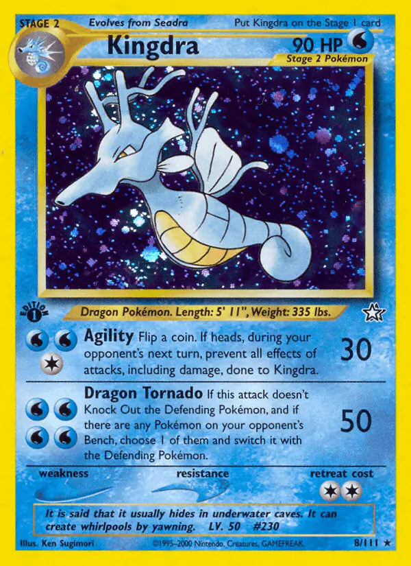 Carta Kingdra 8/111 de Neo Genesis