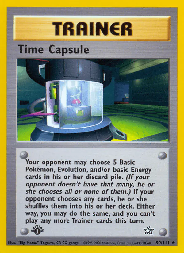 Carta Time Capsule 90/111 de Neo Genesis