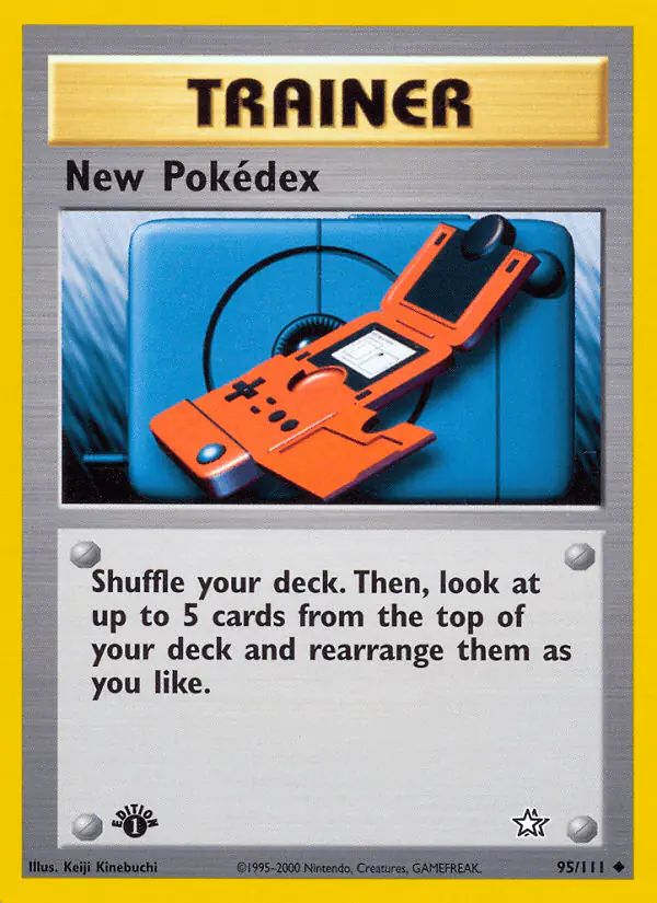Carta New Pokédex 95/111 de Neo Genesis