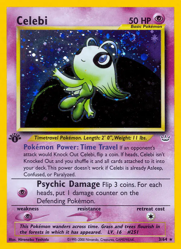 Carta Celebi 3/64 de Neo Revelation