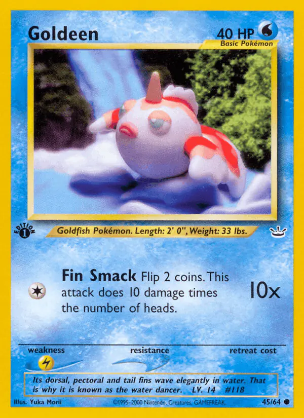 Carta Goldeen 45/64 de Neo Revelation