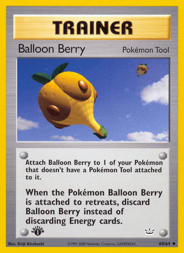 Carta Balloon Berry 60/64 de Neo Revelation