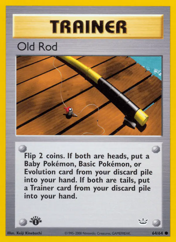 Carta Old Rod 64/64 de Neo Revelation
