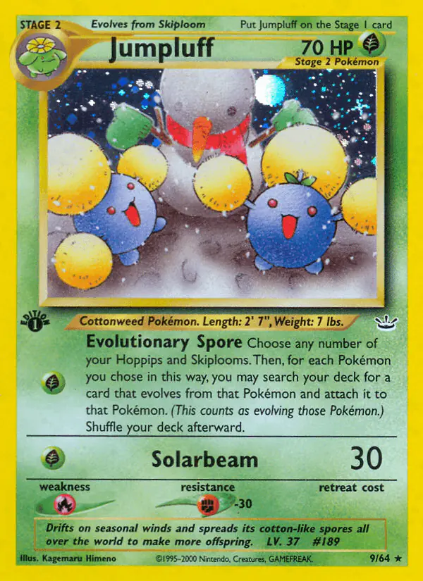 Carta Jumpluff 9/64 de Neo Revelation