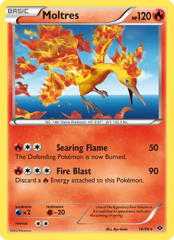 Carta Moltres 14/99 de Next Destinies