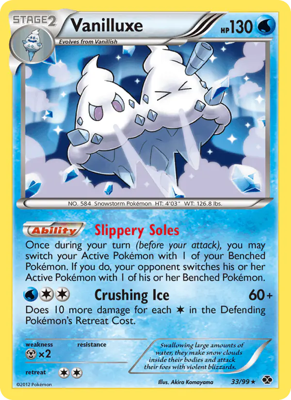 Carta Vanilluxe 33/99 de Next Destinies