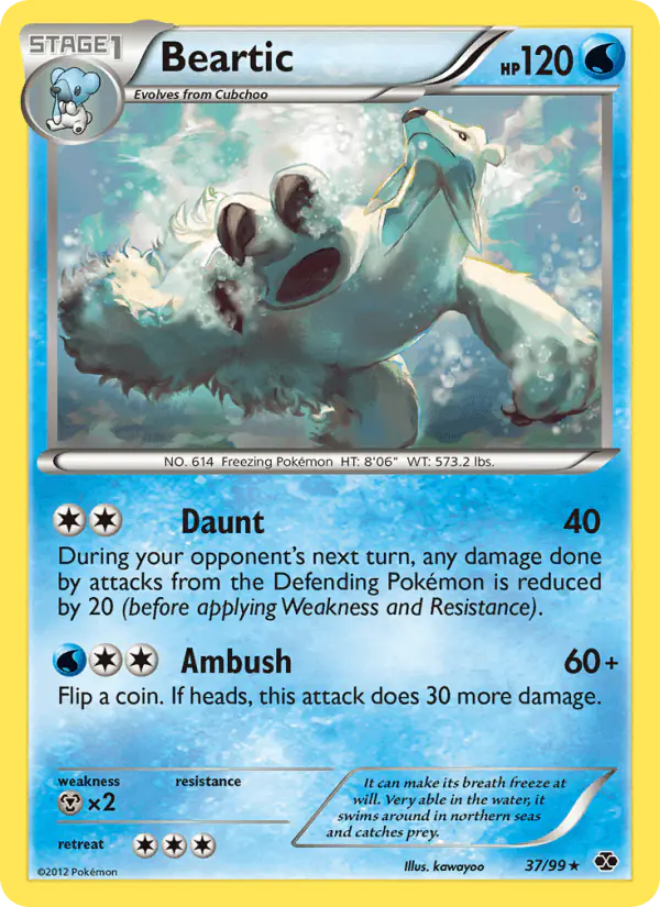 Carta Beartic 37/99 de Next Destinies