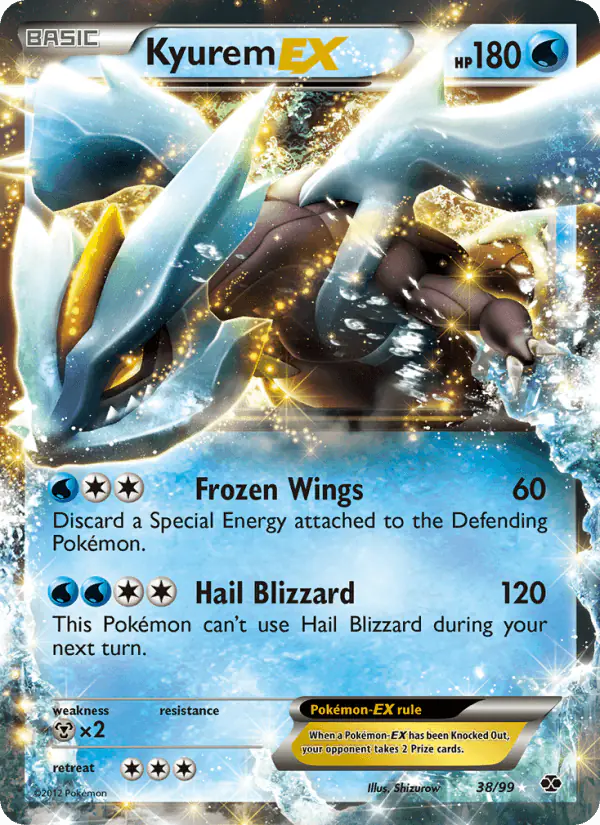 Carta Kyurem-EX 38/99 de Next Destinies