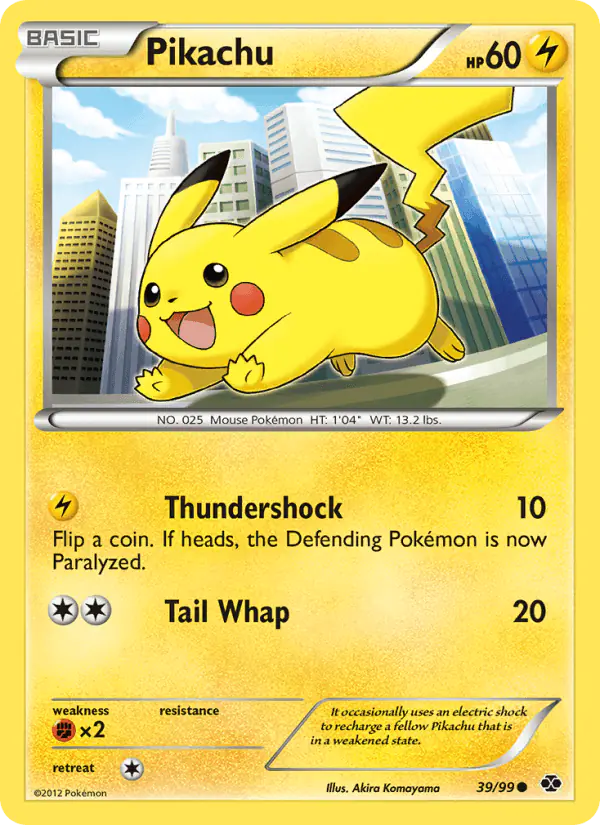 Carta Pikachu 39/99 de Next Destinies