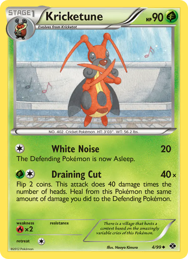 Carta Kricketune 4/99 de Next Destinies