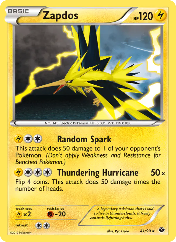 Carta Zapdos 41/99 de Next Destinies