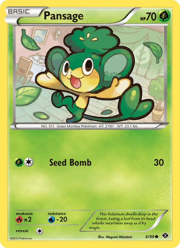 Carta Pansage 6/99 de Next Destinies