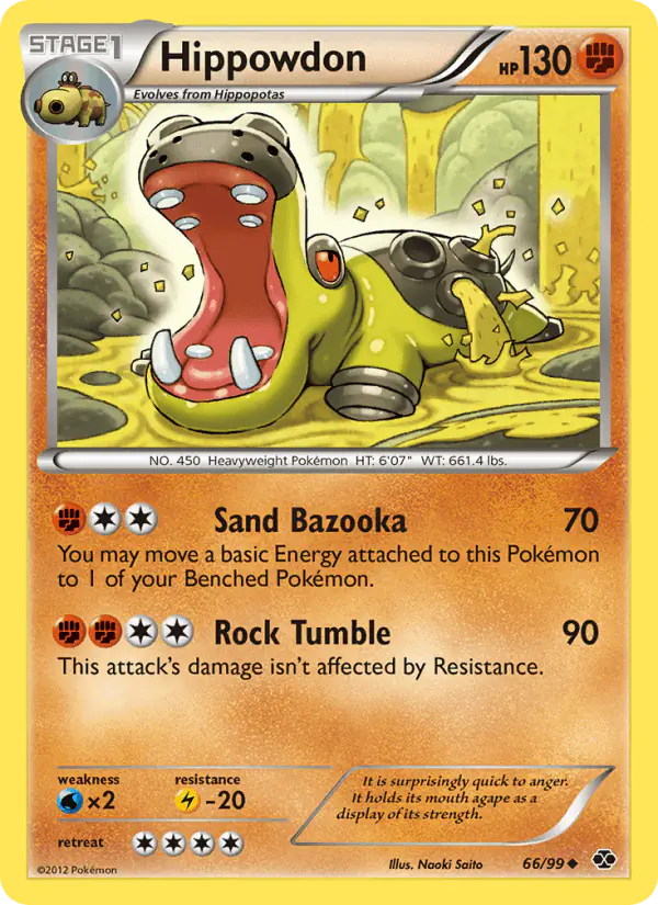 Carta Hippowdon 66/99 de Next Destinies