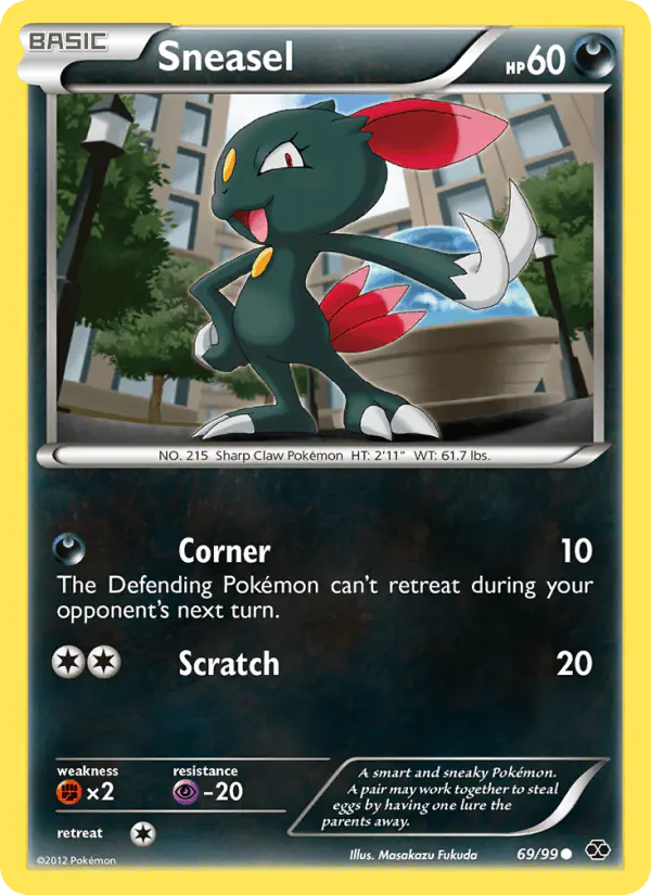 Carta Sneasel 69/99 de Next Destinies