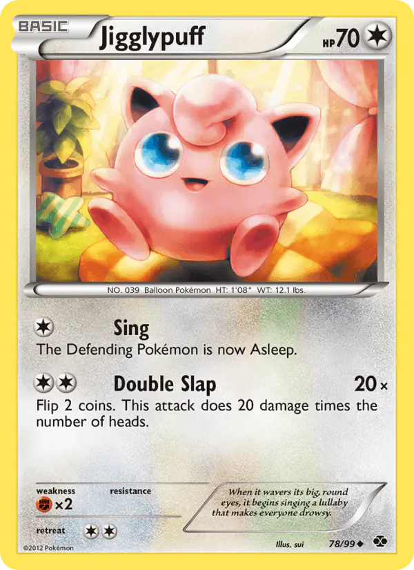 Carta Jigglypuff 78/99 de Next Destinies