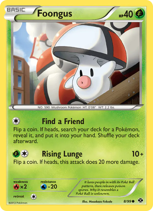 Carta Foongus 8/99 de Next Destinies
