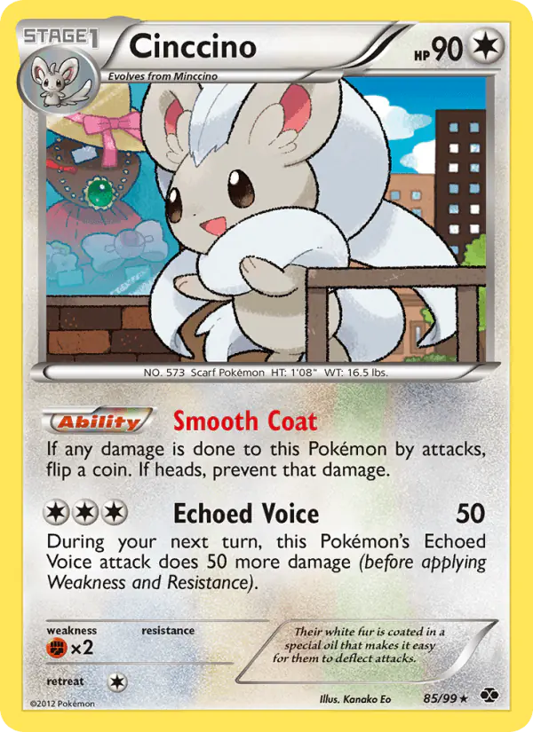 Carta Cinccino 85/99 de Next Destinies