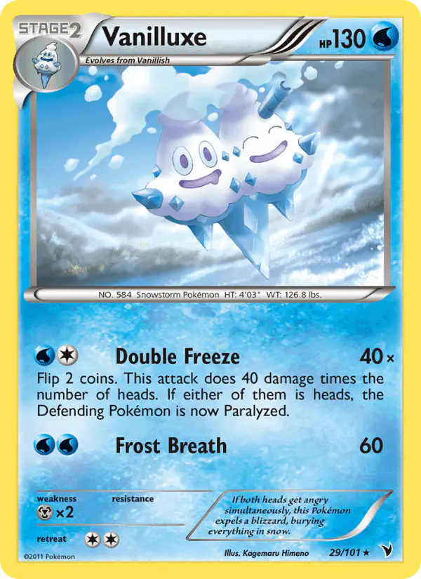 Carta Vanilluxe 29/101 de Noble Victories