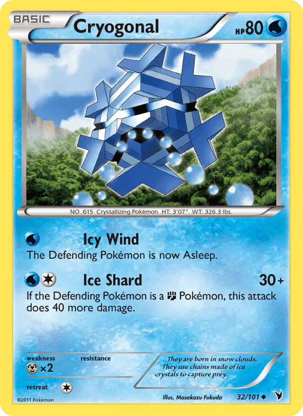 Carta Cryogonal 32/101 de Noble Victories