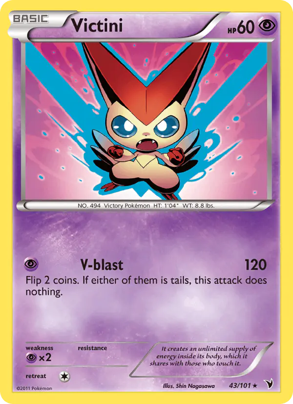 Carta Victini 43/101 de Noble Victories