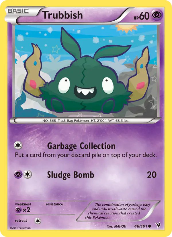 Carta Trubbish 48/101 de Noble Victories