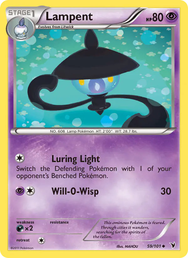 Carta Lampent 59/101 de Noble Victories