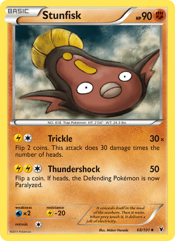Carta Stunfisk 68/101 de Noble Victories