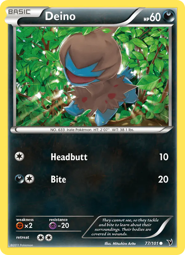 Carta Deino 77/101 de Noble Victories