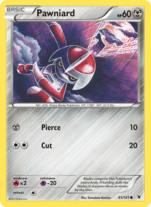 Carta Pawniard 81/101 de Noble Victories