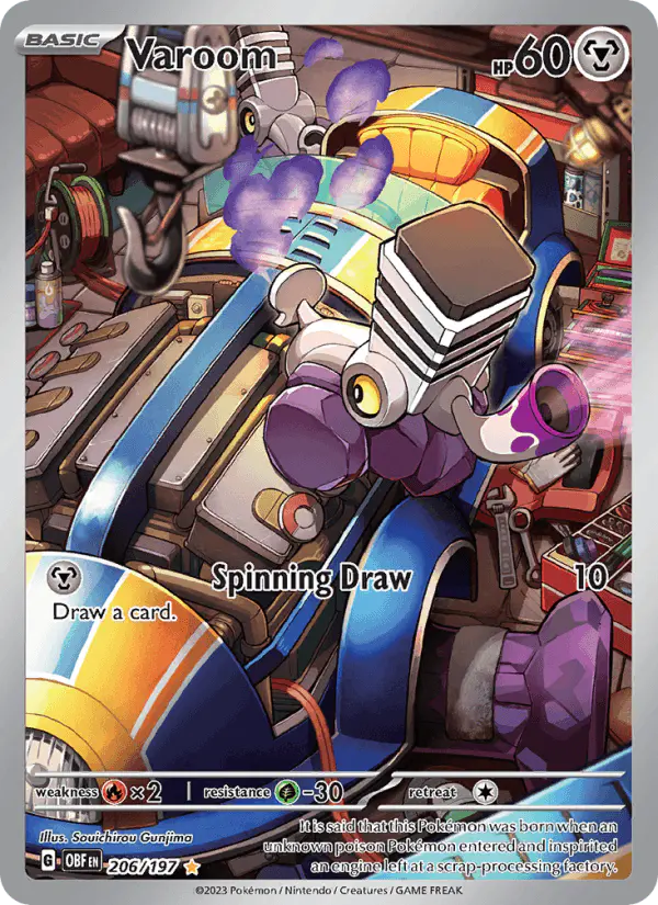 Carta Varoom 206/197 de Obsidian Flames