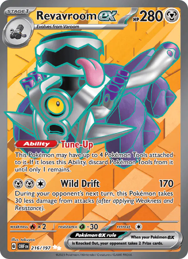 Carta Revavroom ex 216/197 de Obsidian Flames